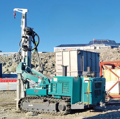 Pala perforatrice SK666 per micropali con diametro foro 115-500mm, specifiche aste di perforazione 76/89/102/114 e martello 4/5/6/8/10/12 per perforazioni di ingegneria di alta precisione