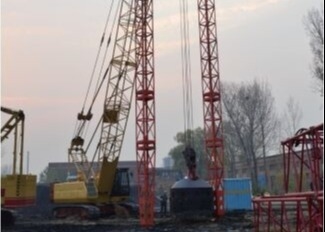 Pressione al suolo bassa di Crane Dynamic Compaction For Drive del cingolo idraulico CHUY360
