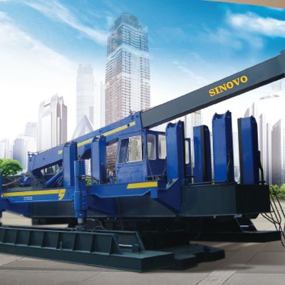 Attrezzatura concreta della fondazione su pali di PHC