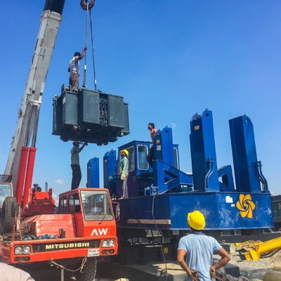 208tf che accatasta il piledriver statico idraulico di pressione 8.9m/Min 45kw